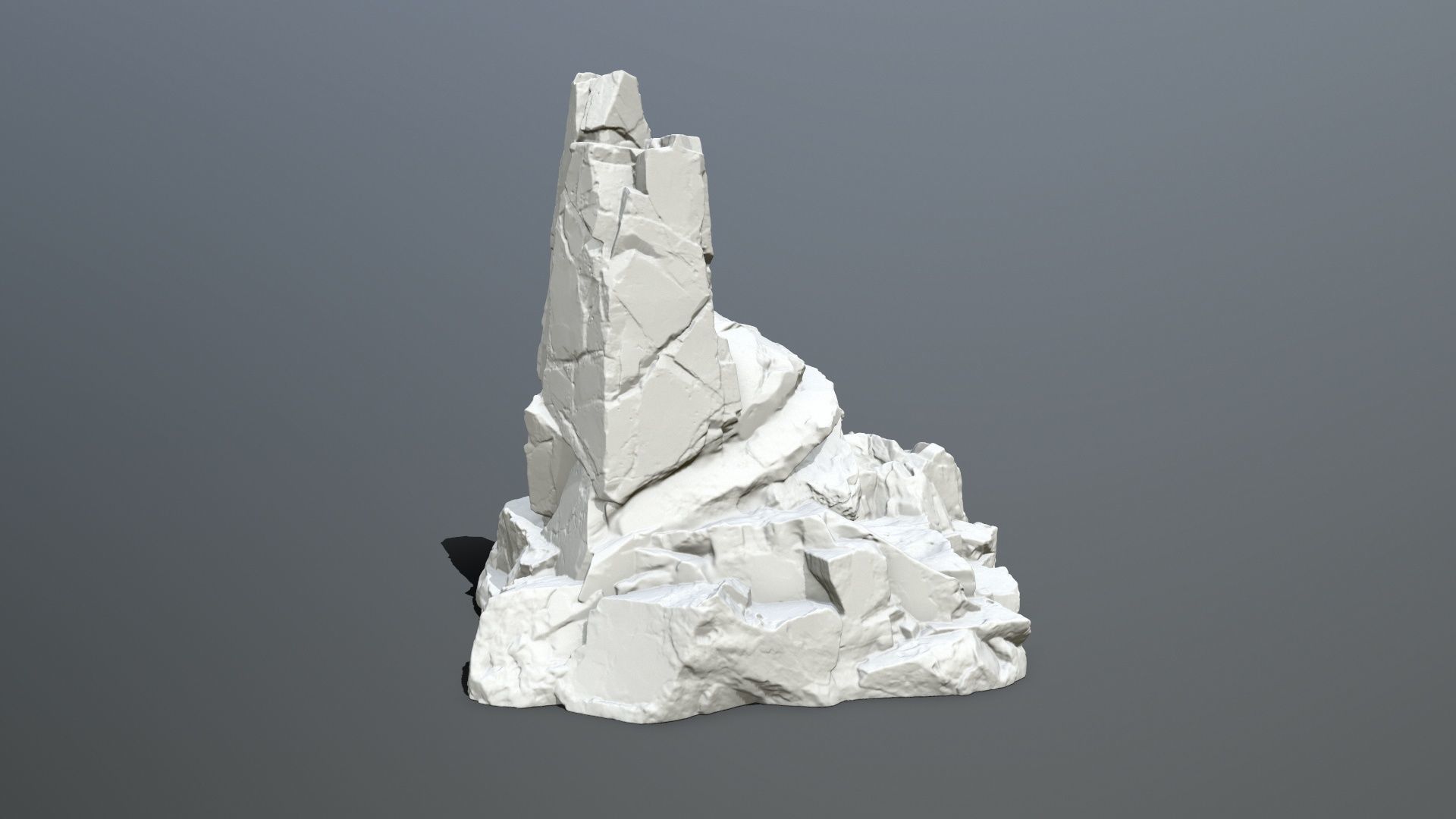 Skull Mountain STL 3D print model_5