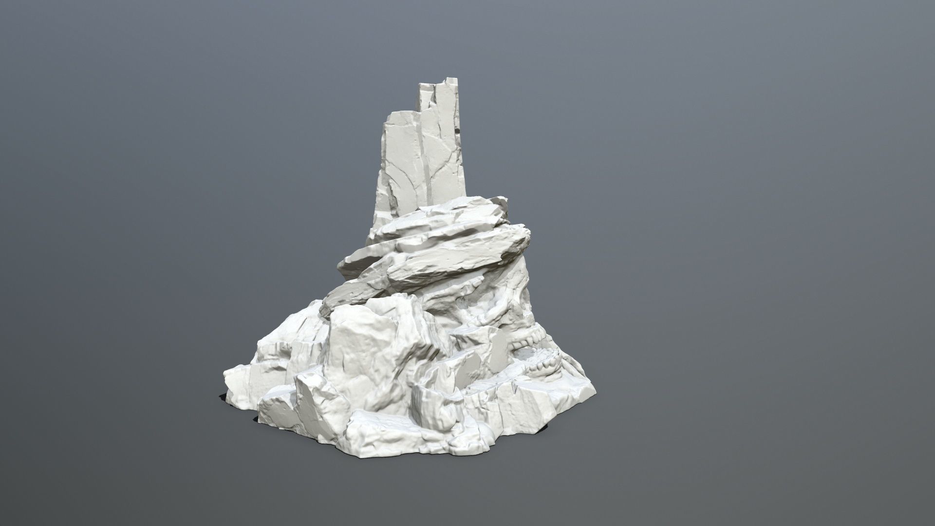 Skull Mountain STL 3D print model_8
