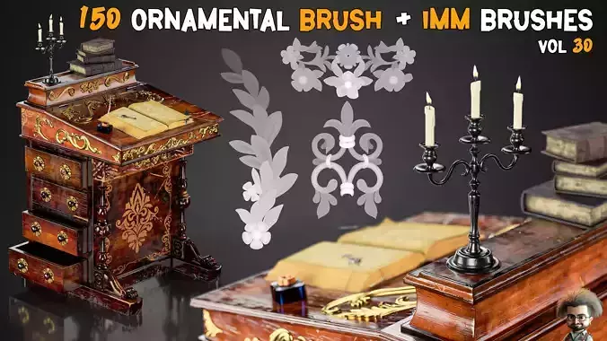 150 Ornamental Brush and Imm Brushes    Vol 30  