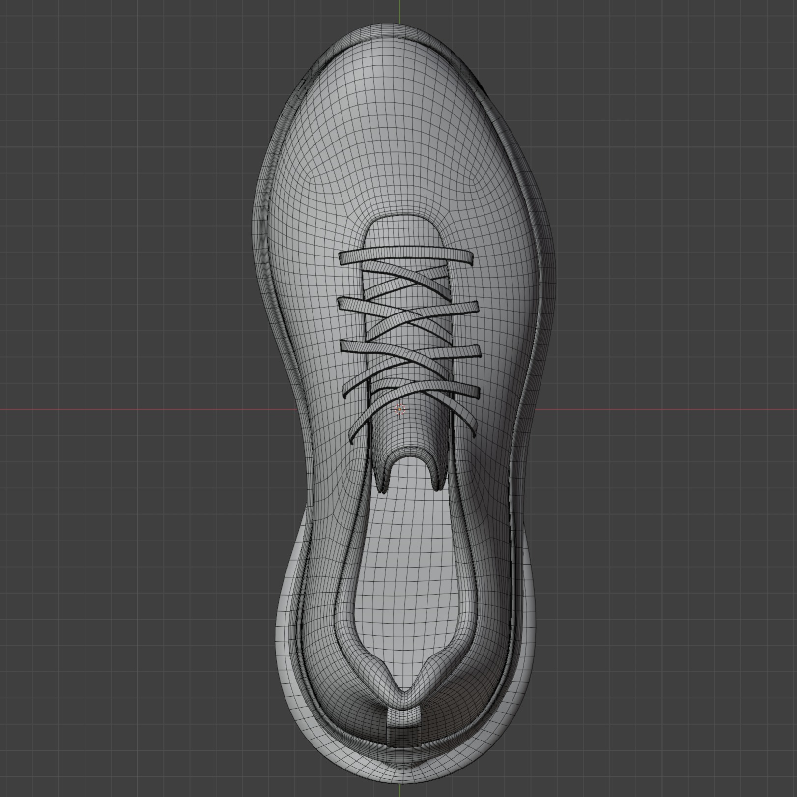 Footwear shoes Sneaker 023 Low-poly 3D model_2