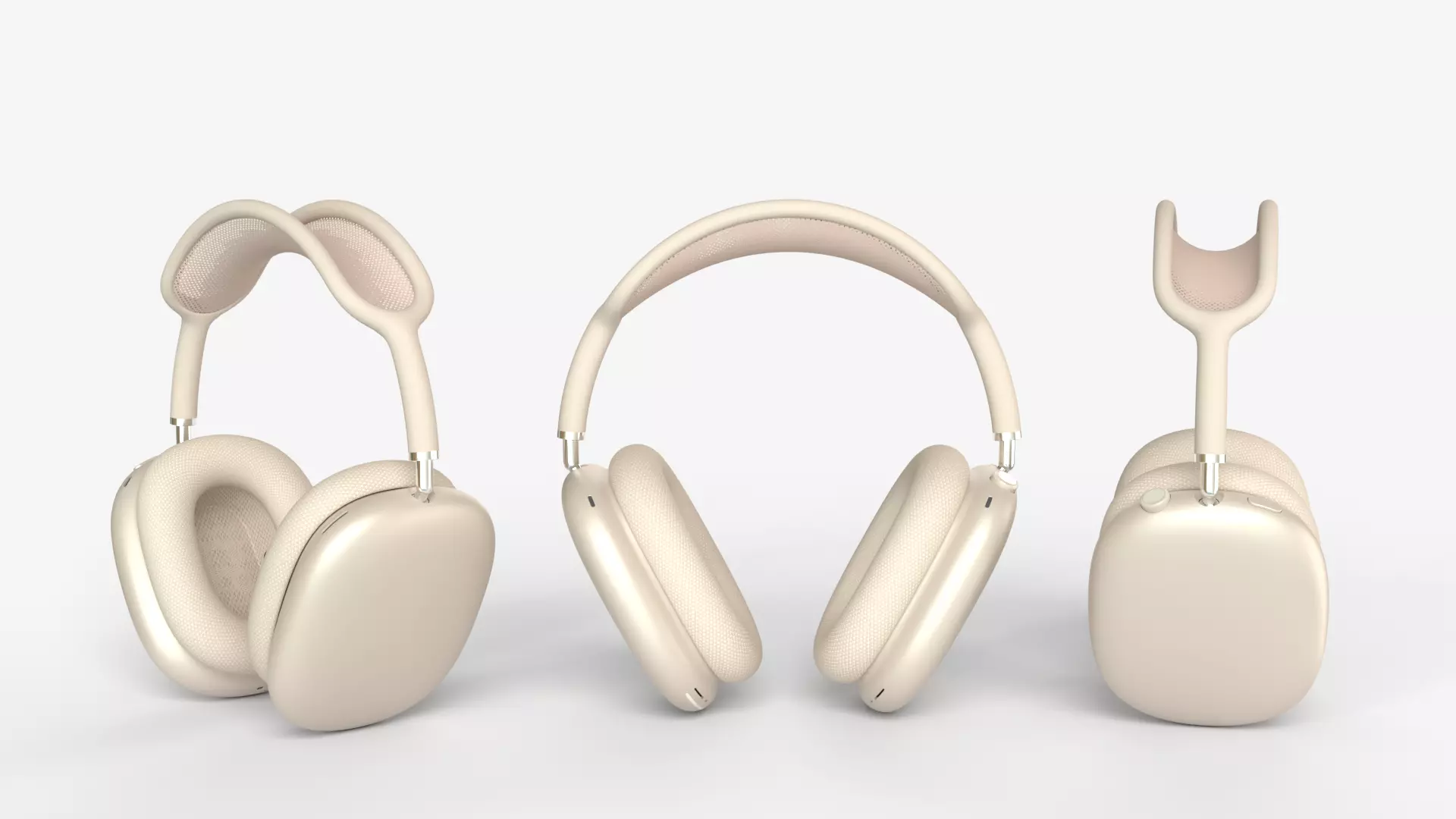 AirPods Max New Color Starlight 2024 3D model