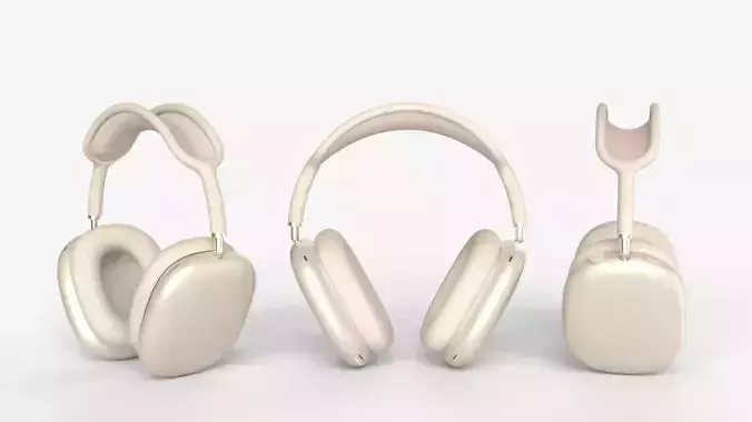 AirPods Max New Color Starlight 2024 3D model