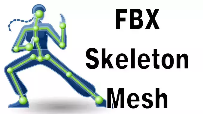 Skeletal Mesh Deform FBX EXPORER Houdini Asset 3D model