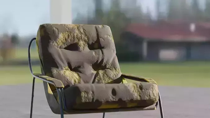 Damaged Armchair ZANOTTA Maggiolina