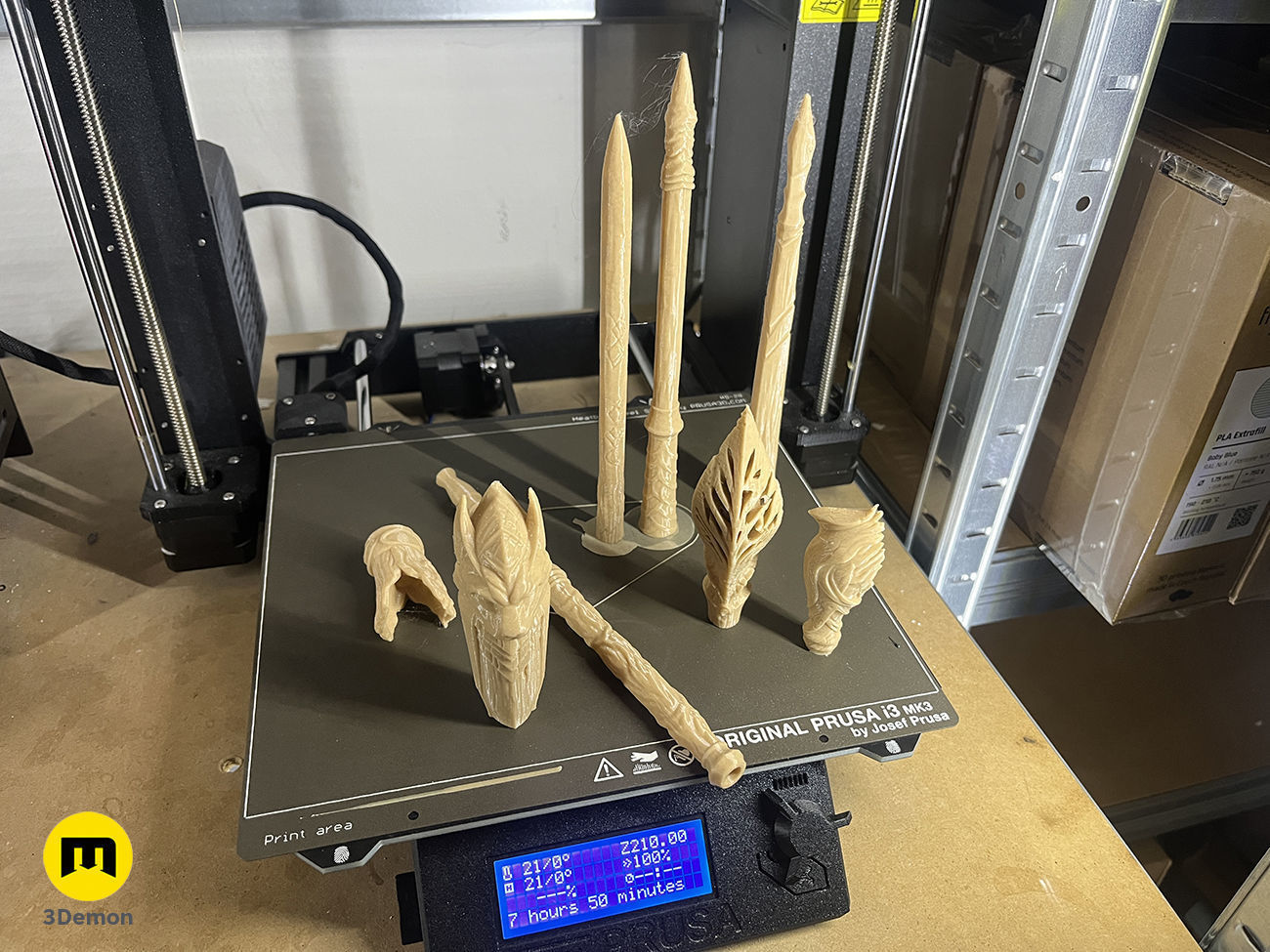 Ilvermorny School of Witchcraft and Wizardry Wands 3D print model_1