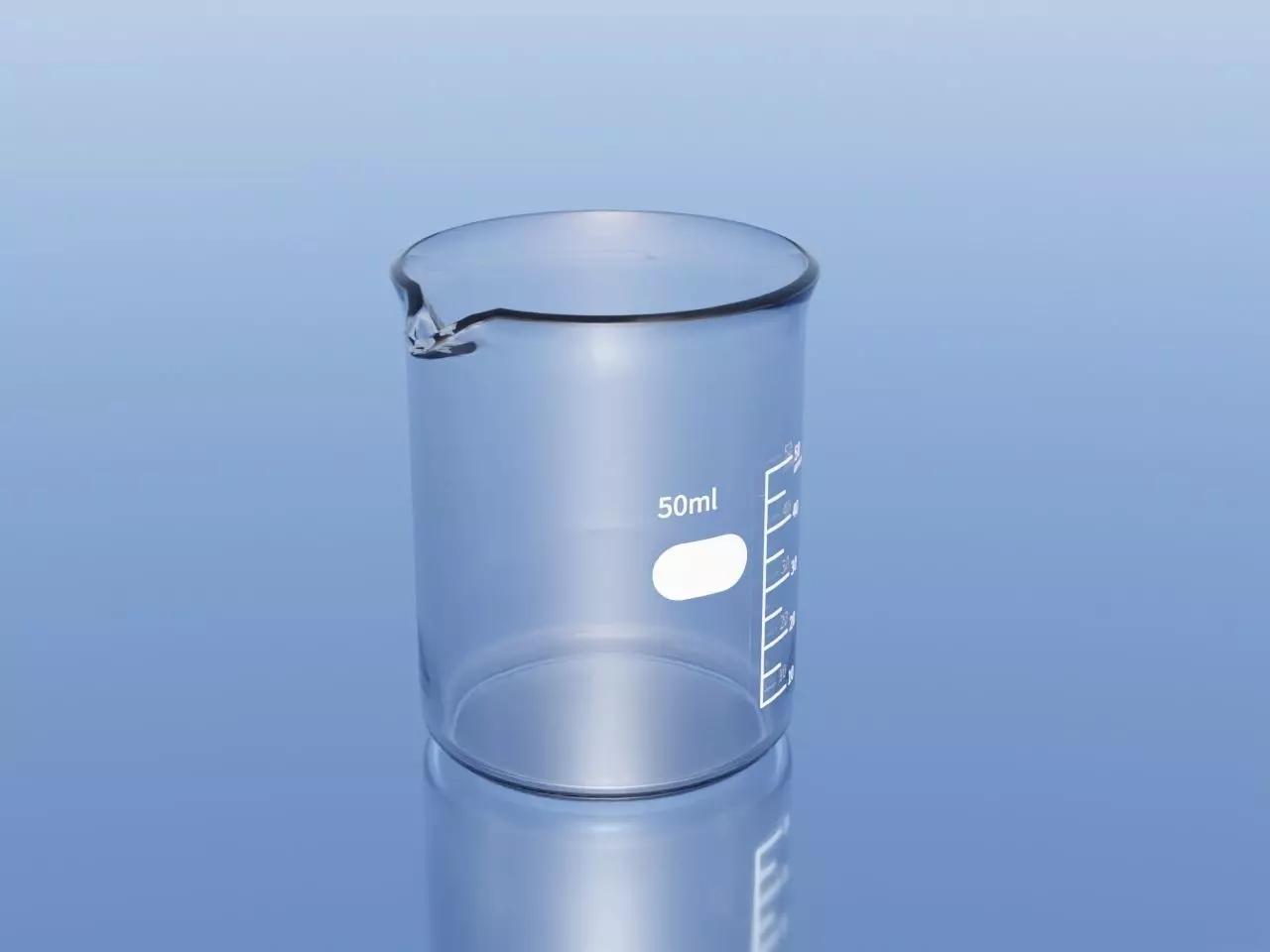 Beaker 50ml Free 3D model_0