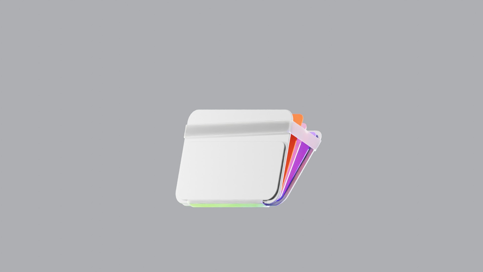 Wallet Animat Low-poly 3D model_5