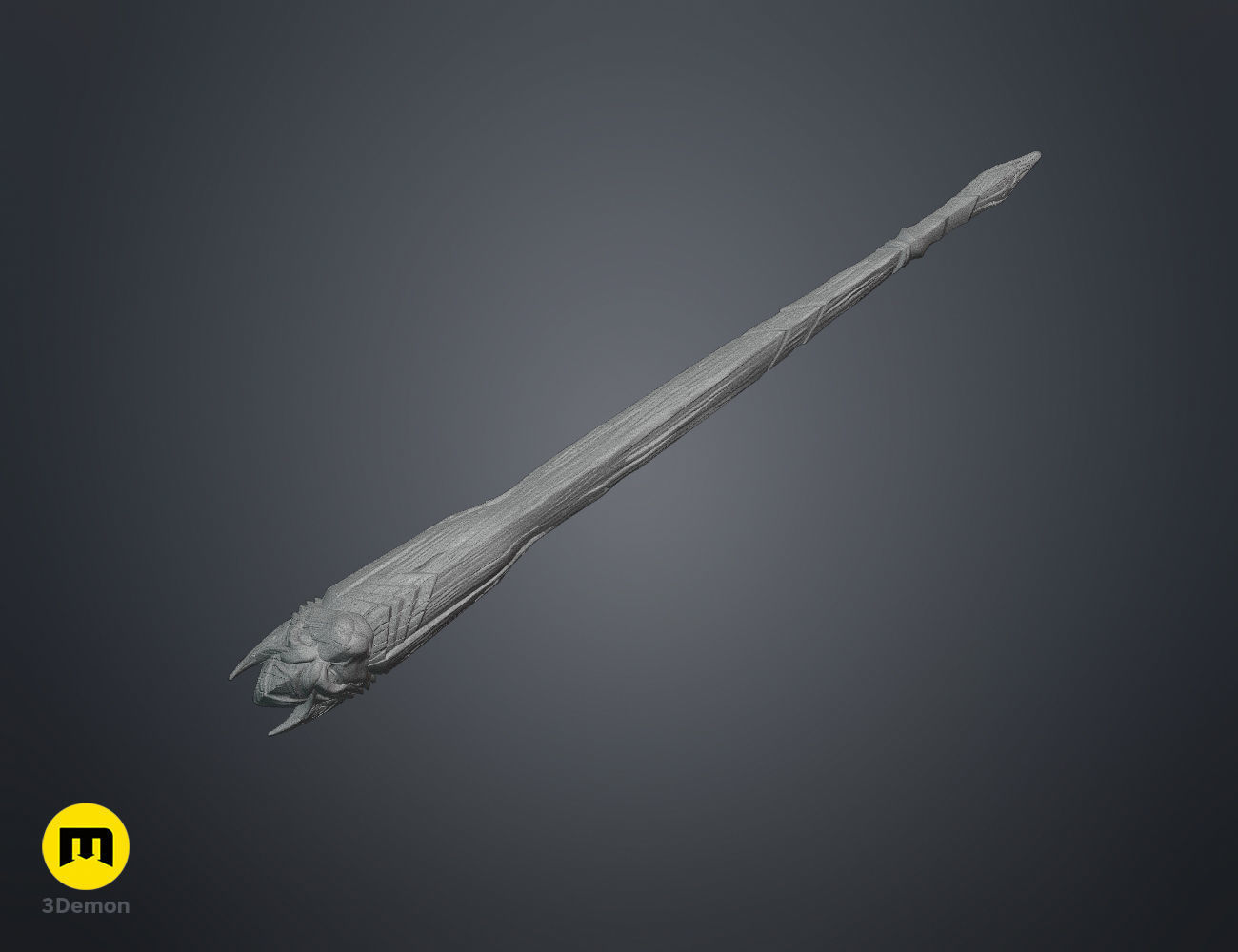 Zack Johnson wand Free 3D print model_7