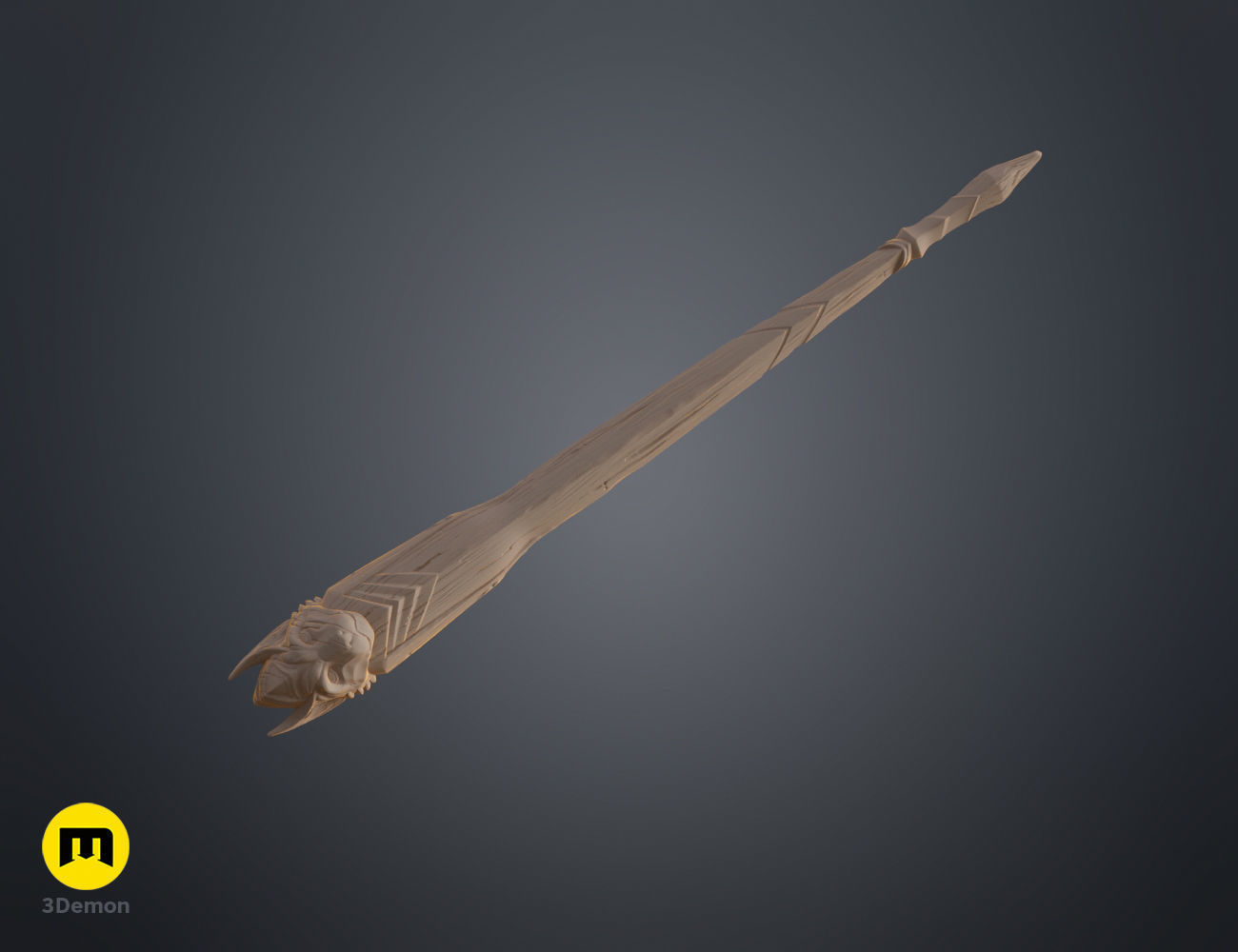Zack Johnson wand Free 3D print model_6