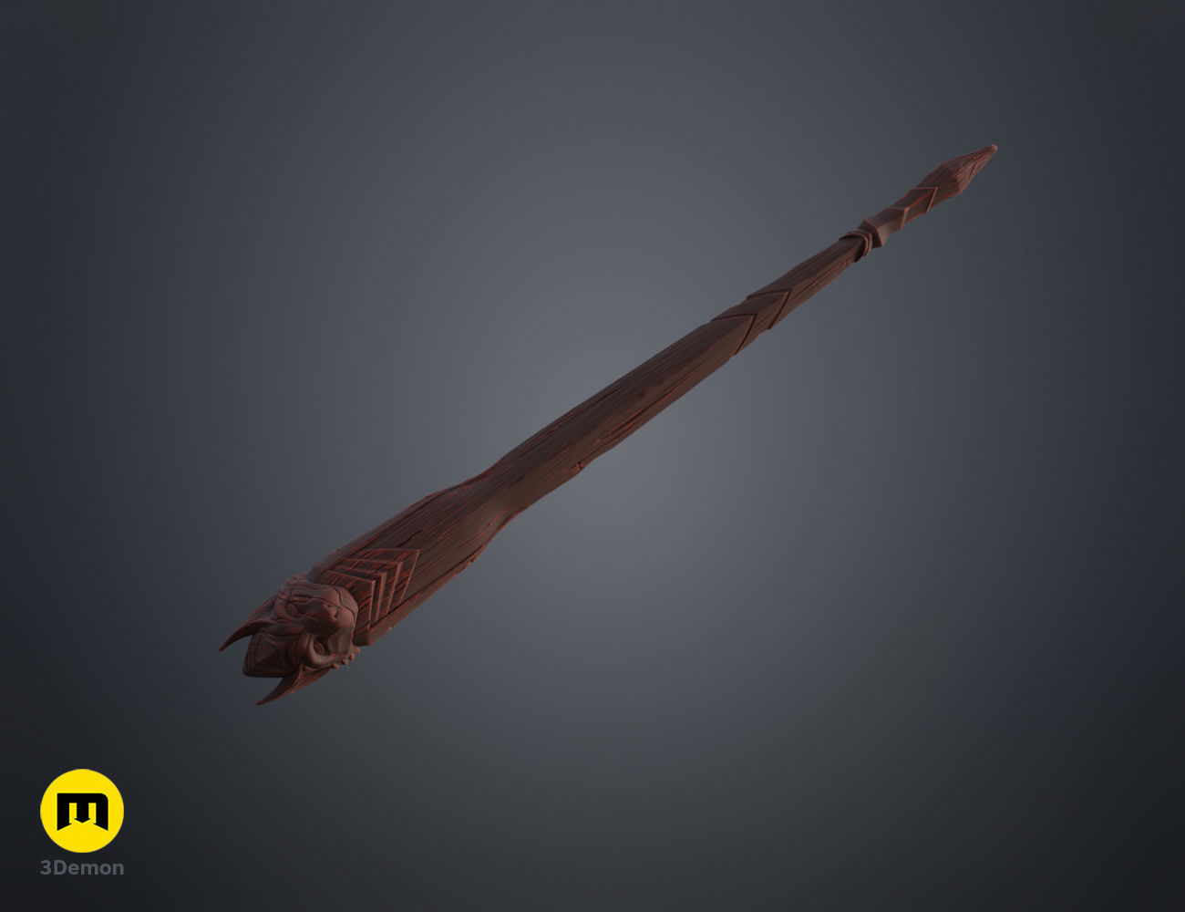 Zack Johnson wand Free 3D print model_4