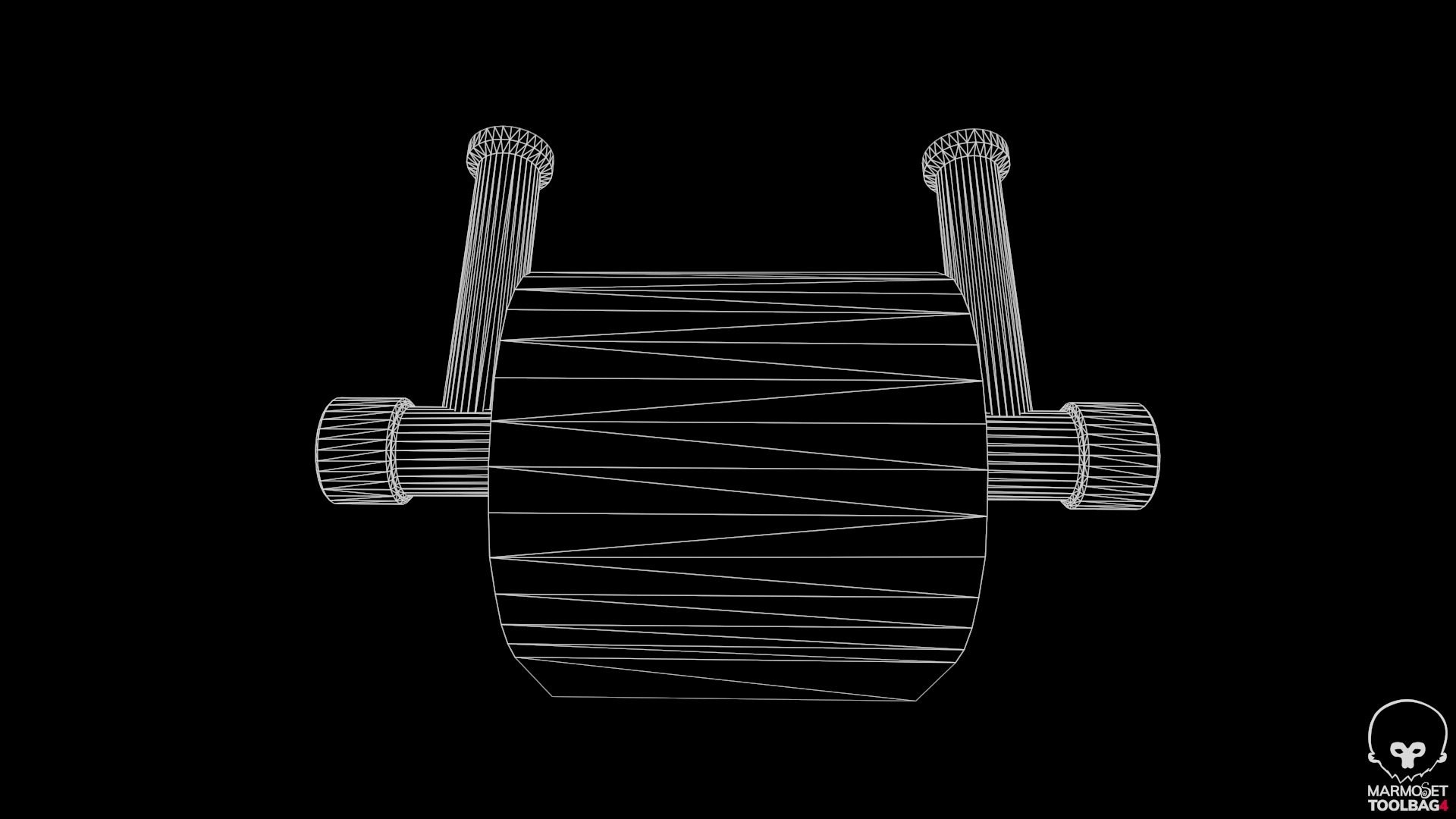 Toilet Paper Low-poly 3D model_13