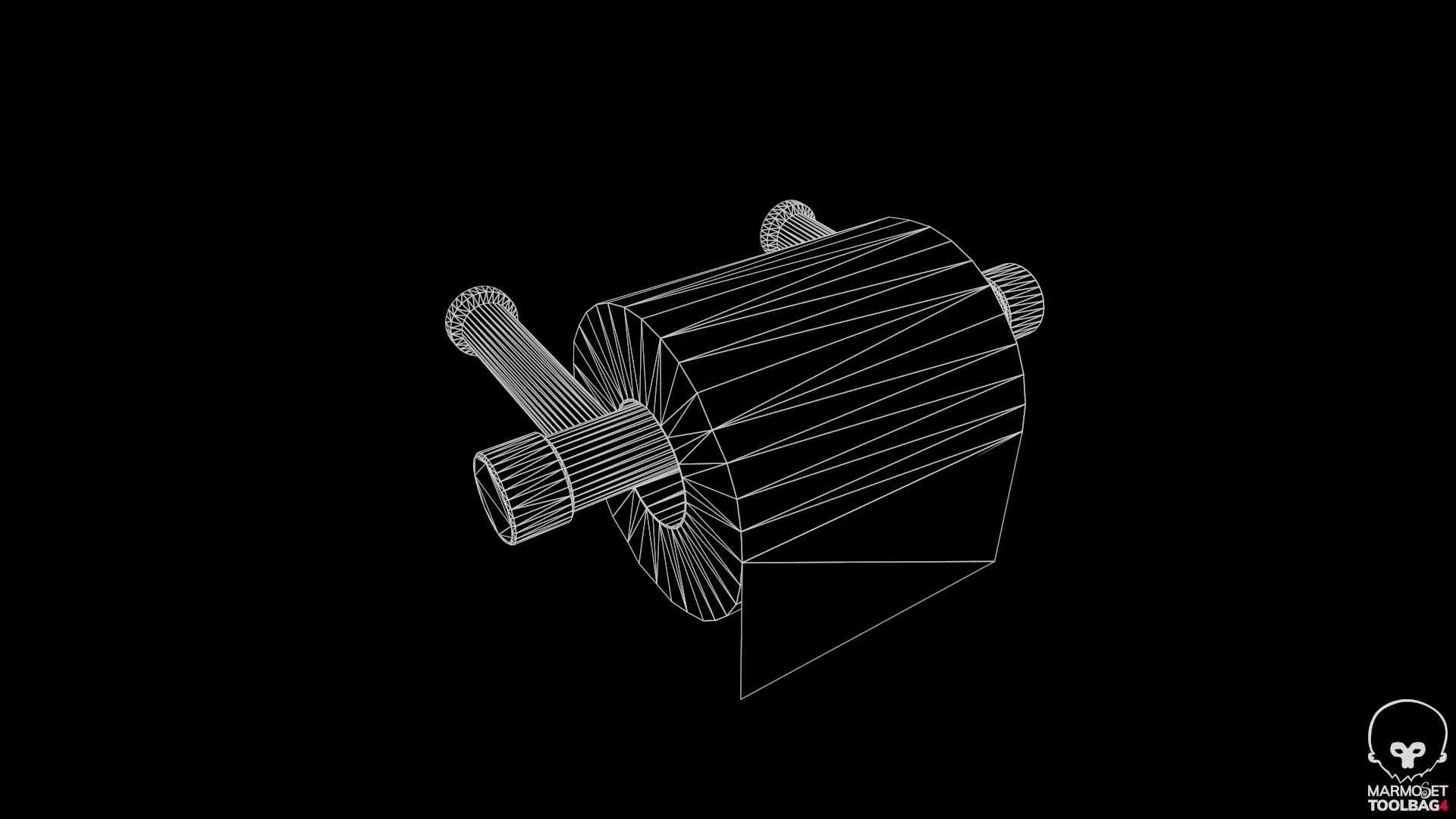 Toilet Paper Low-poly 3D model_10