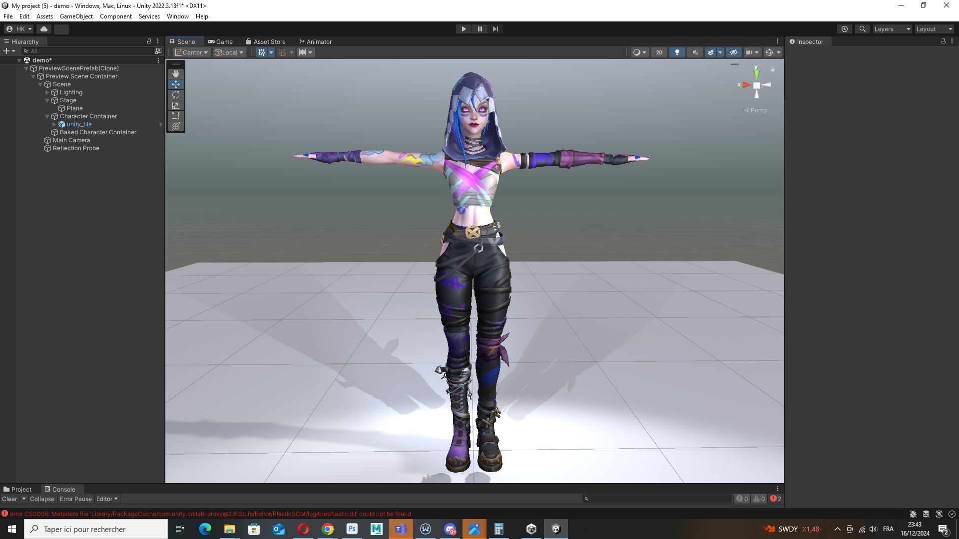 Arcane Prodigy Jinx Low-poly 3D model_21
