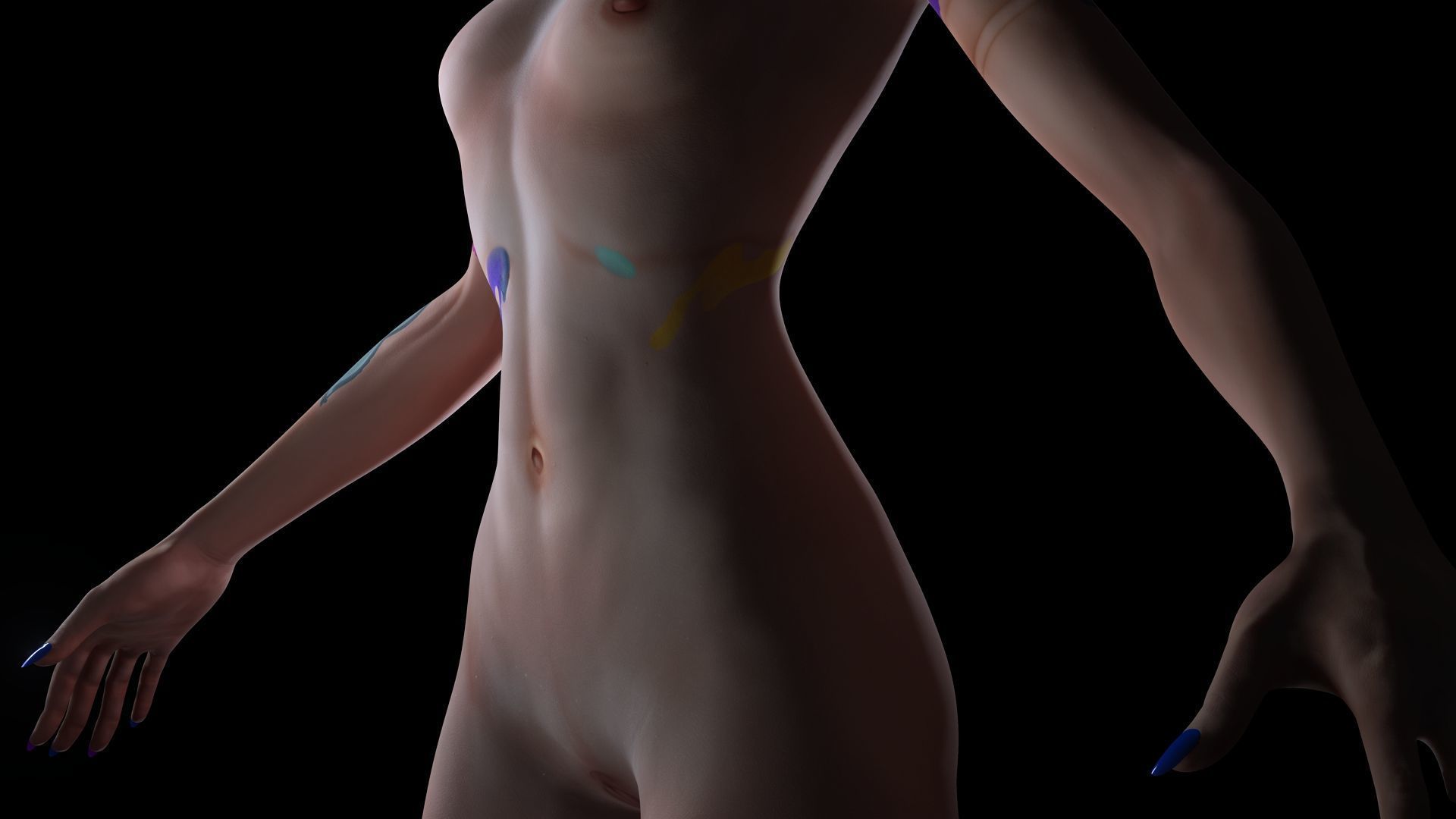 Arcane Prodigy Jinx Low-poly 3D model_10