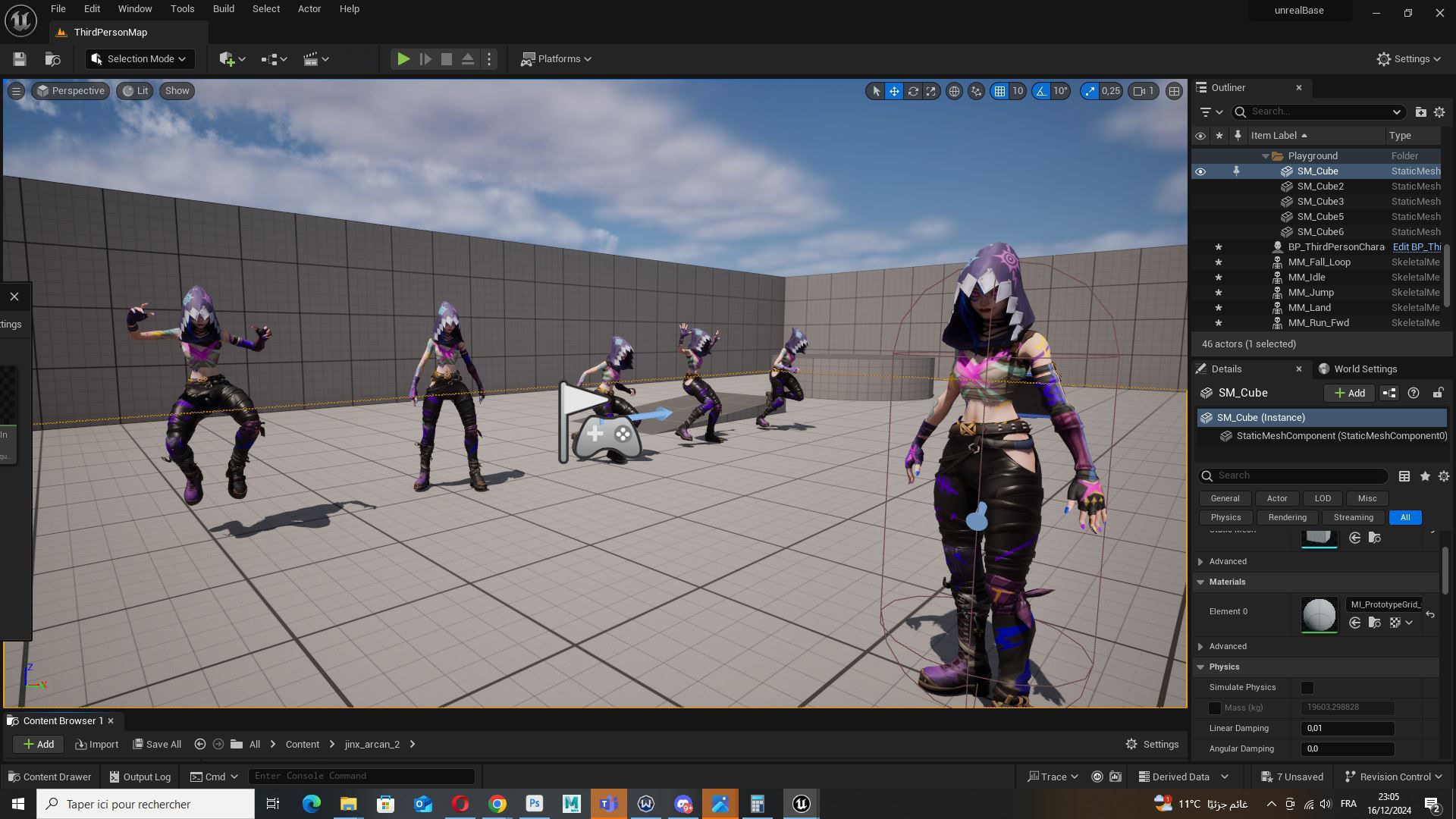 Arcane Prodigy Jinx Low-poly 3D model_14