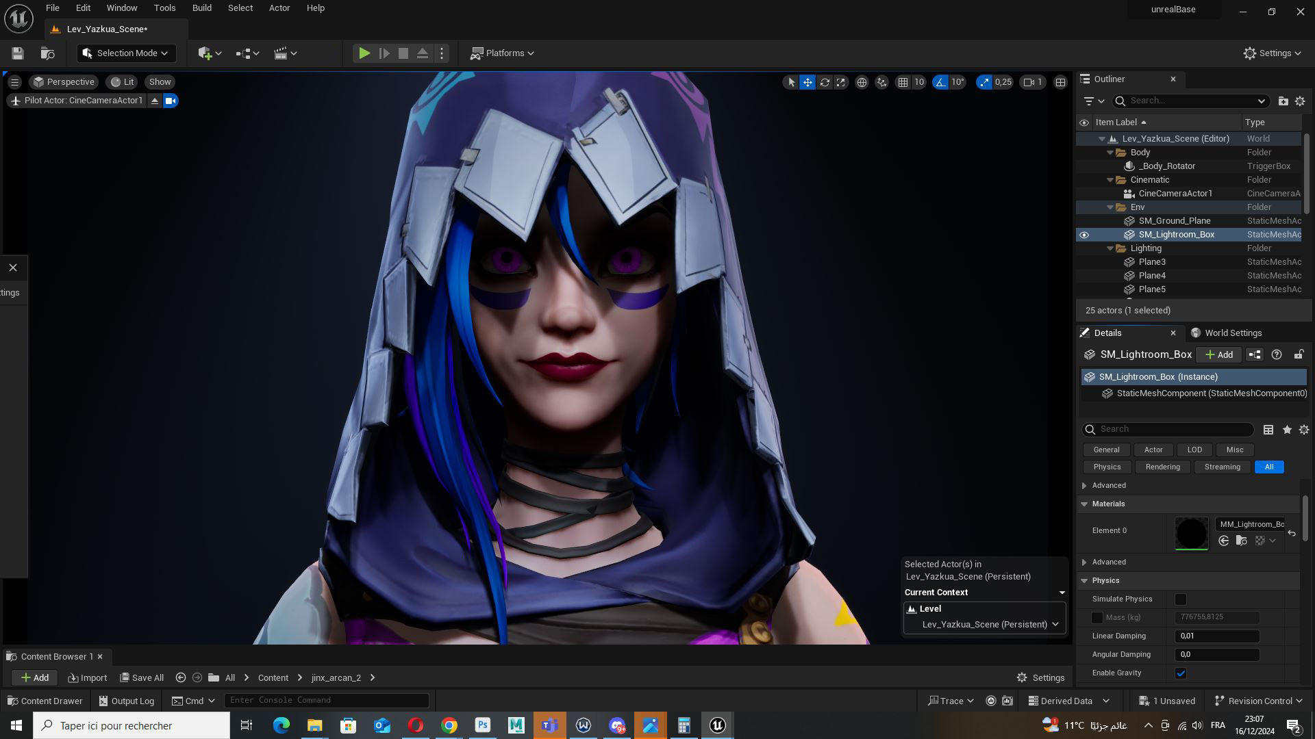 Arcane Prodigy Jinx Low-poly 3D model_12