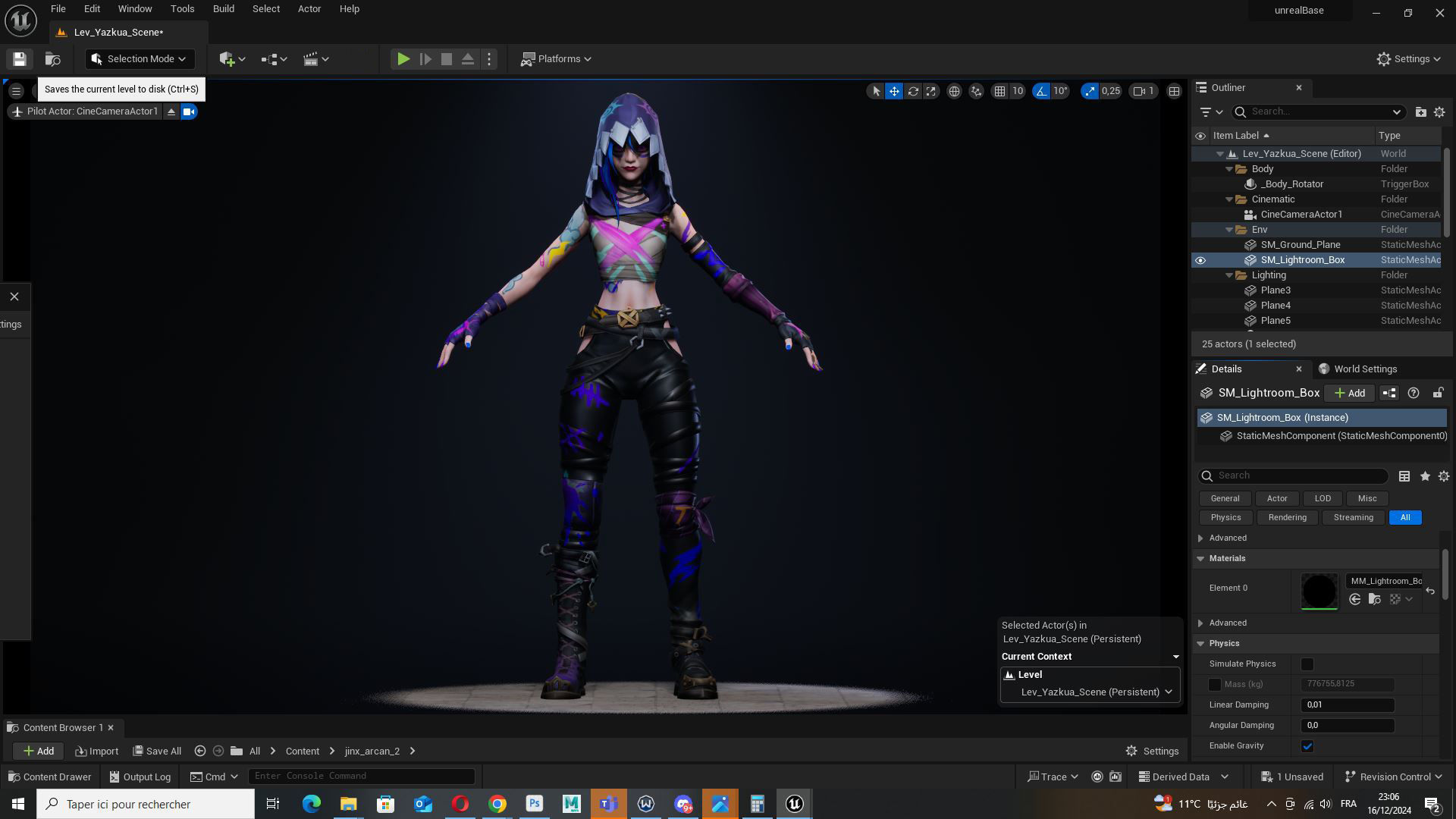 Arcane Prodigy Jinx Low-poly 3D model_13
