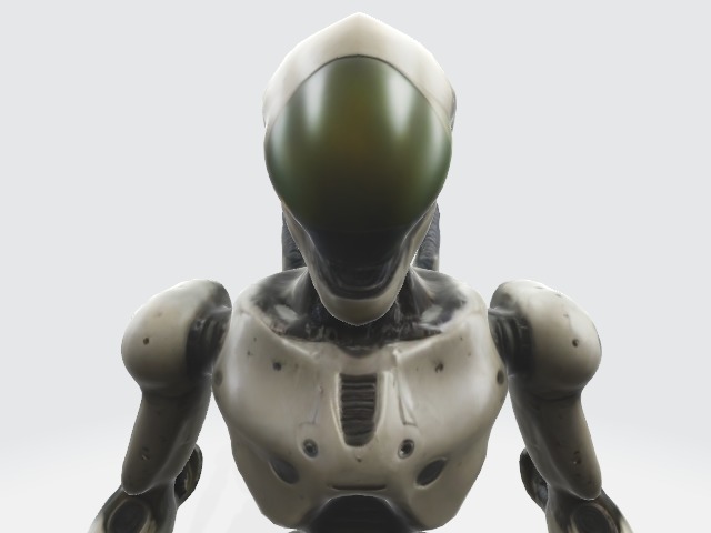Alien robot 3D model_4