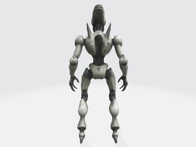 Alien robot 3D model_2