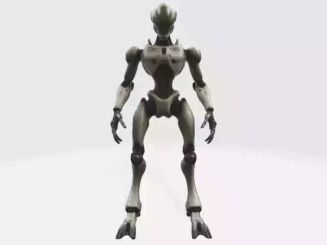 Alien robot 3D model