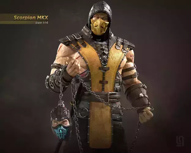 Scorpion MKX - Fan Art Collectible 3D print model