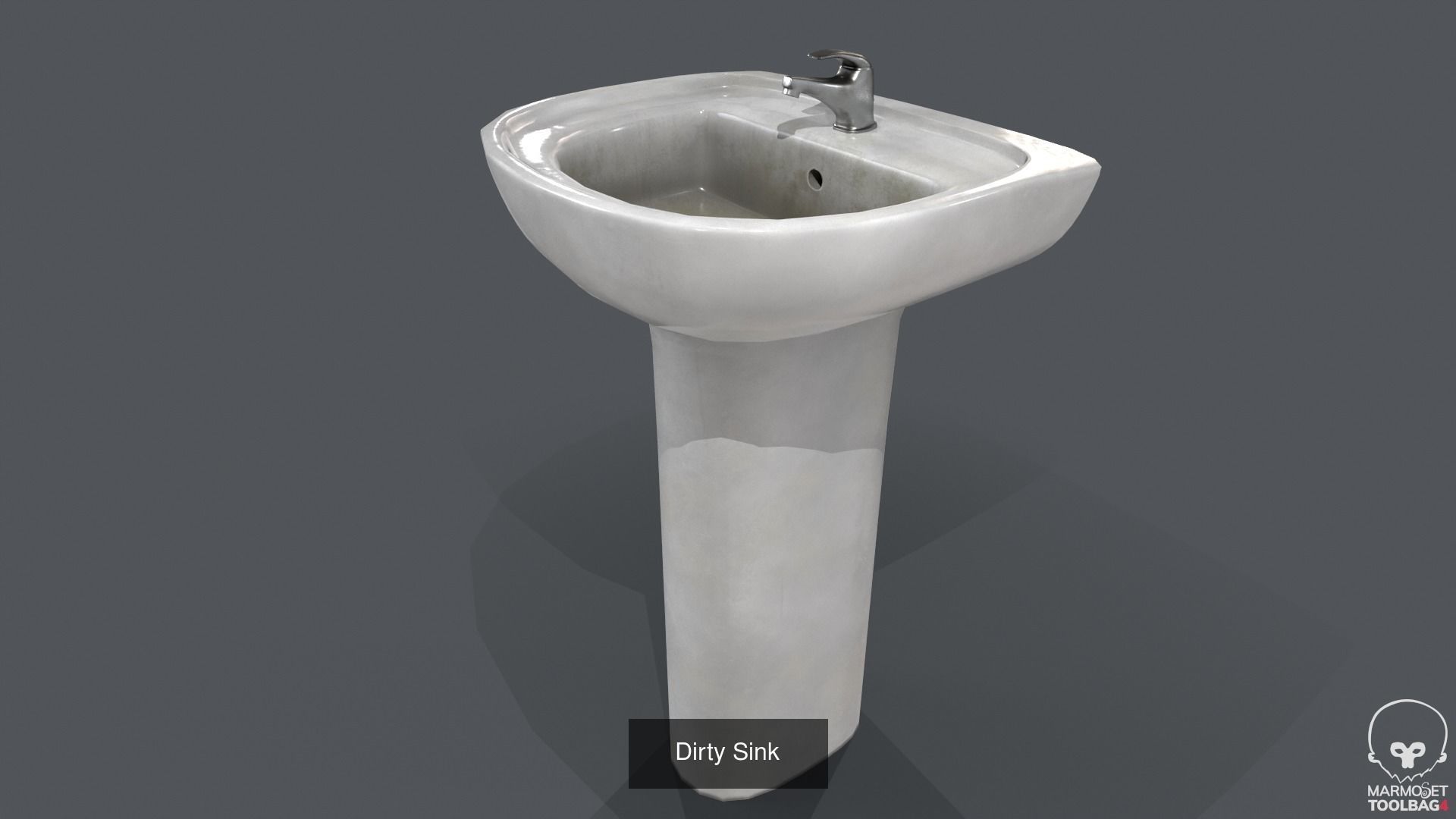 Dirty Bathroom 3D Model Collection_12
