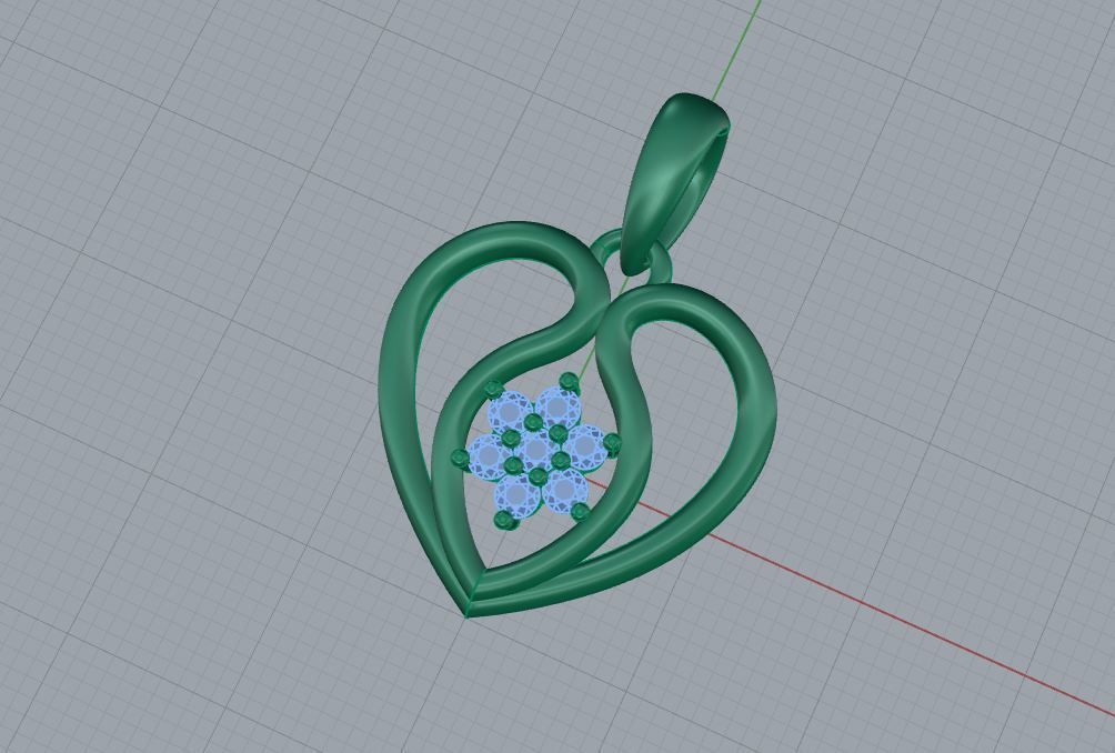Nice pendant 3D print model_5