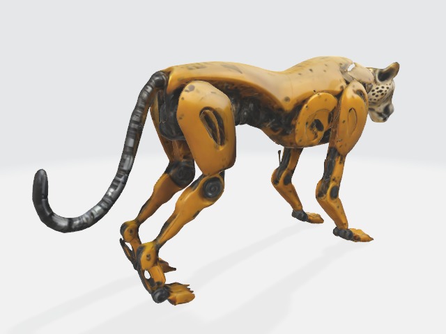 Cheetah robot 3D model_2