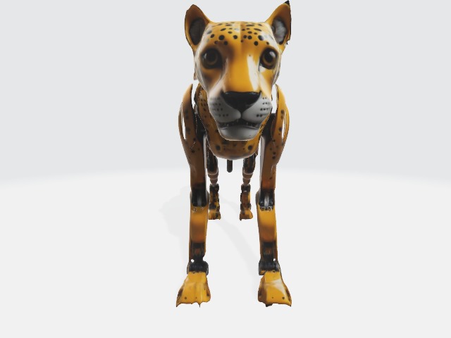 Cheetah robot 3D model_1