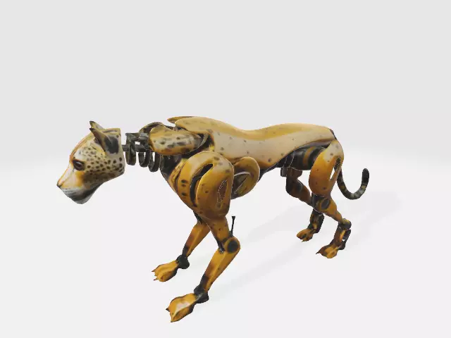 Cheetah robot 3D model_0