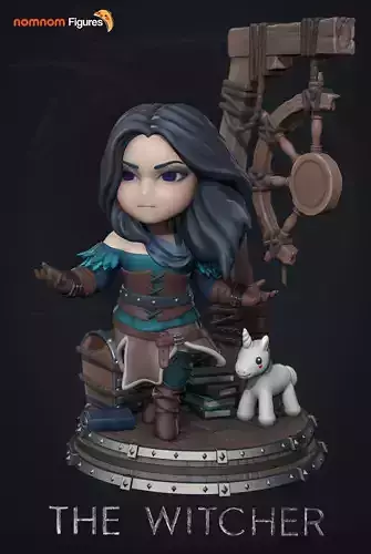 Chibi Yennefer - Witcher 3D print model