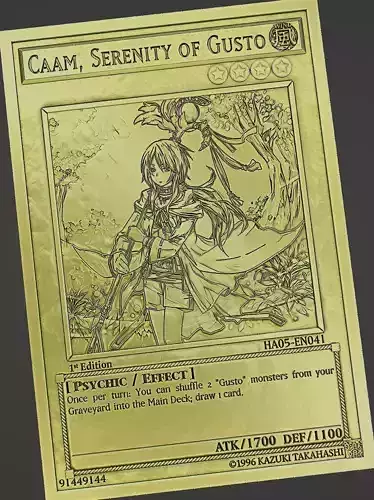 Caam Serenity of Gusto - yu-gi-oh