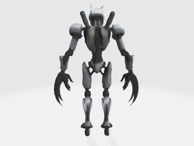 Assassin robot 3D model_2