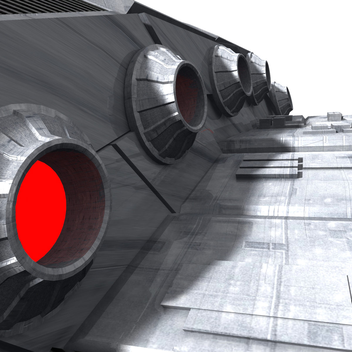 ALIEN MOTHERSHIP 3D model_9