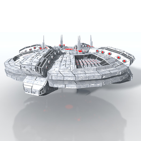 ALIEN MOTHERSHIP 3D model_1