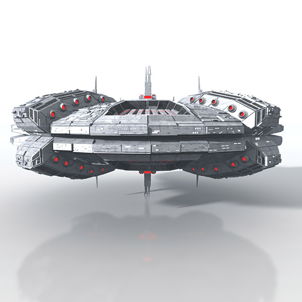 ALIEN MOTHERSHIP 3D model_3