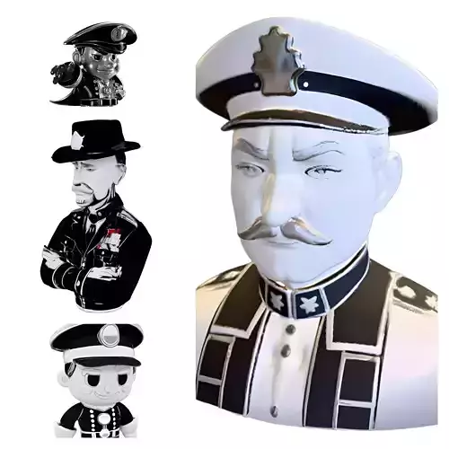 Retro Police Collection - Vintage Law Enforcement Series