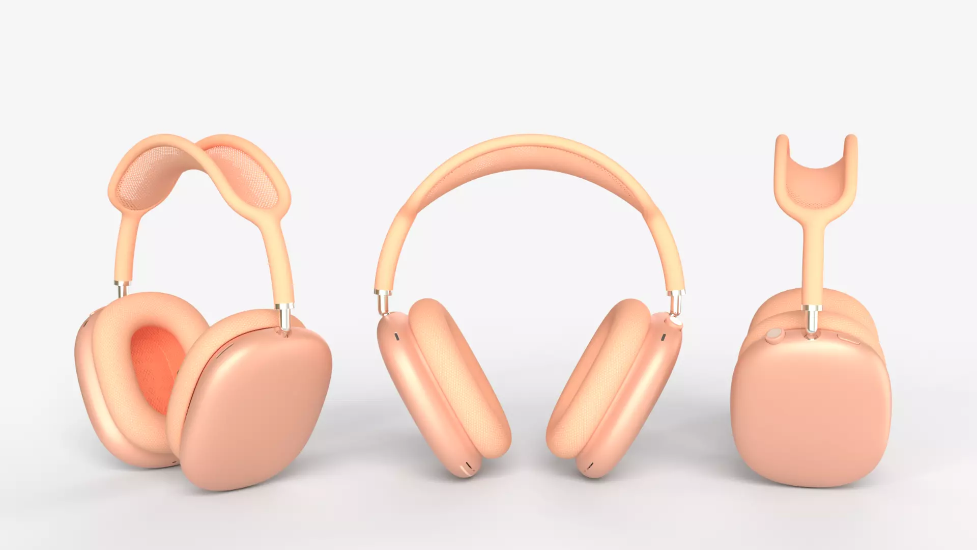 AirPods Max New Color Orange 2024 3D model