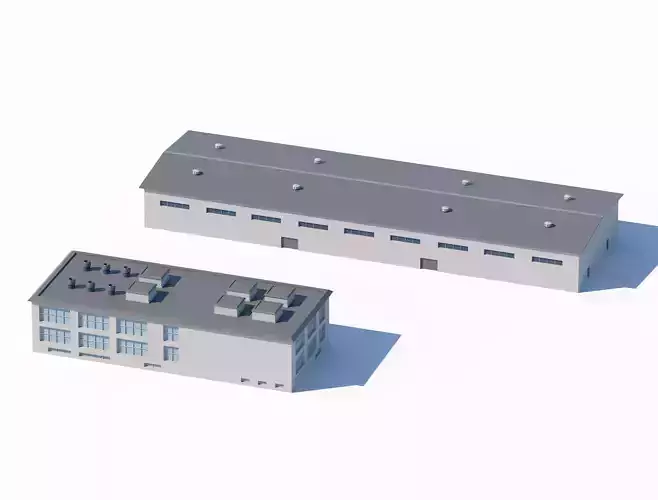 Industrial warehouse and office building pack