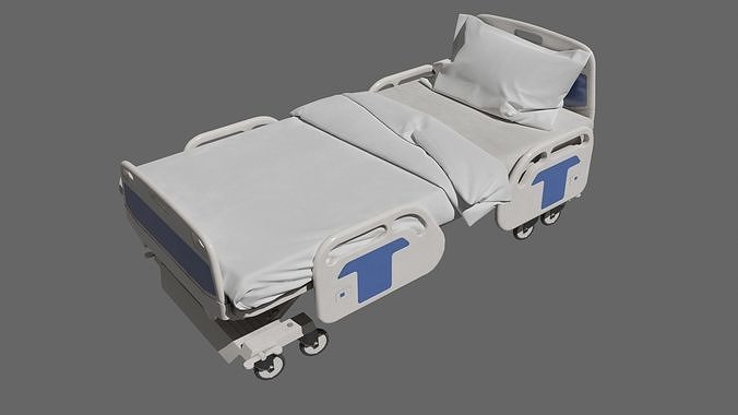 Hospital Bed 3D model