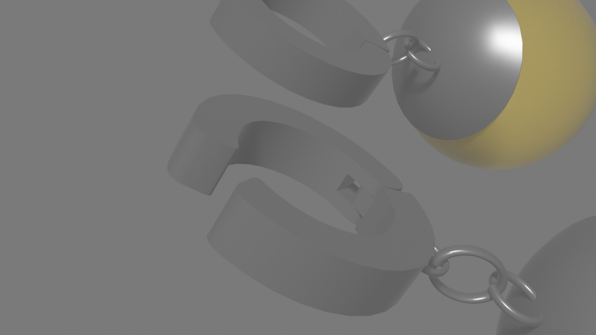 Potara Earrings - Color B Low-poly 3D model_16