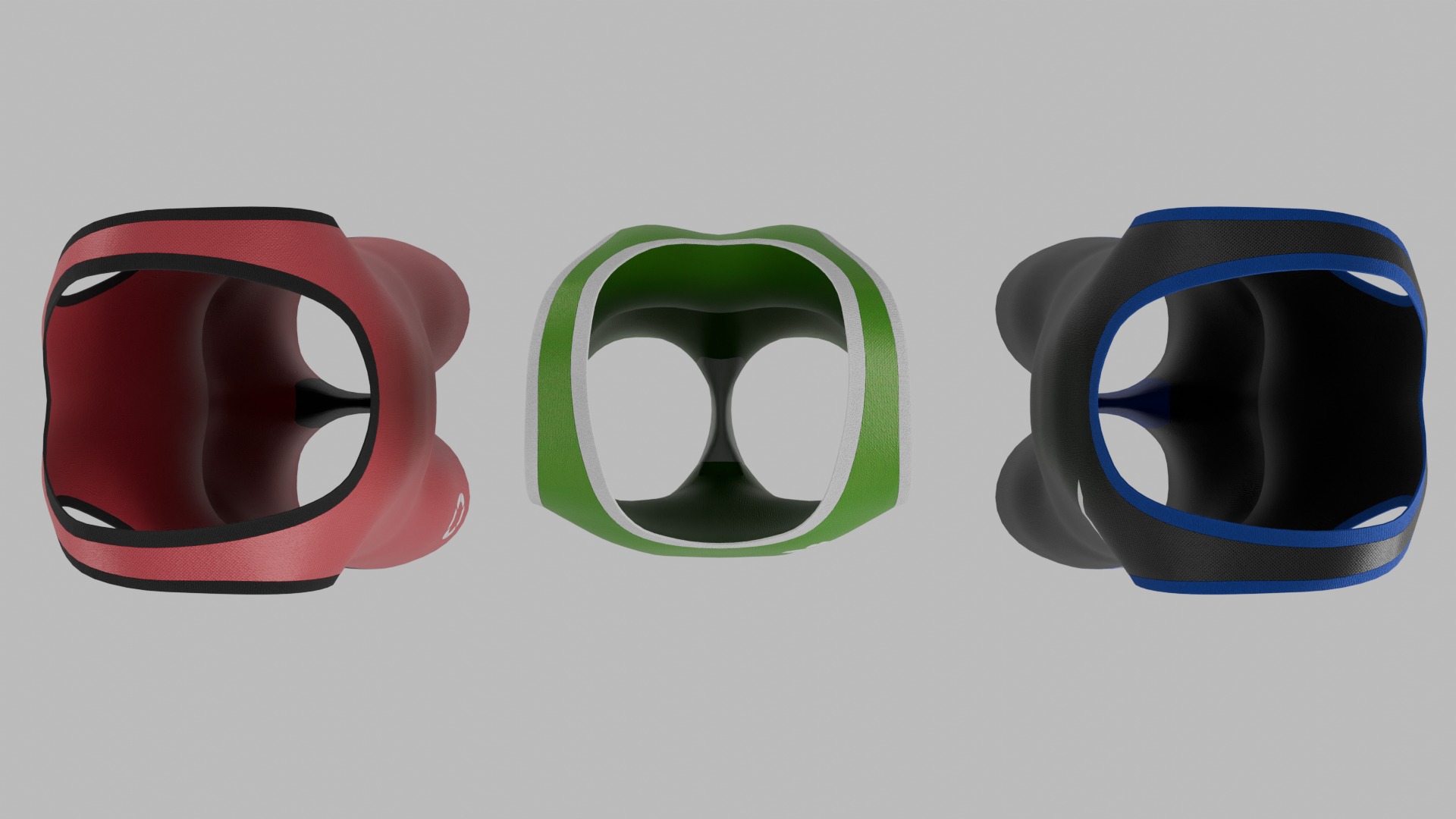 3d Customizable Wrestler Singlet Realistic PBR GLB FBX OBJ mlt Low-poly 3D model_6