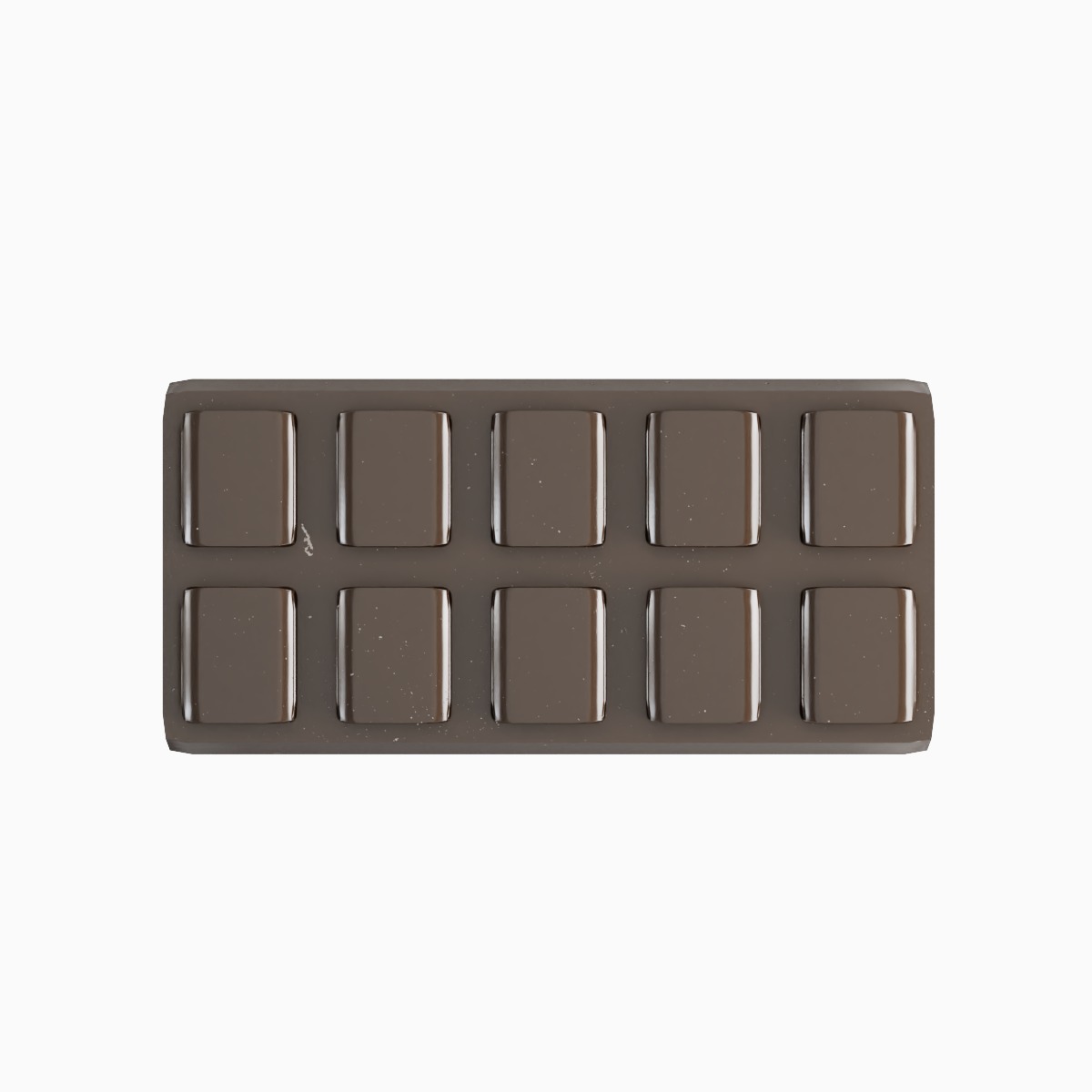 Stylized Chocolate 01 Low-poly 3D model_4