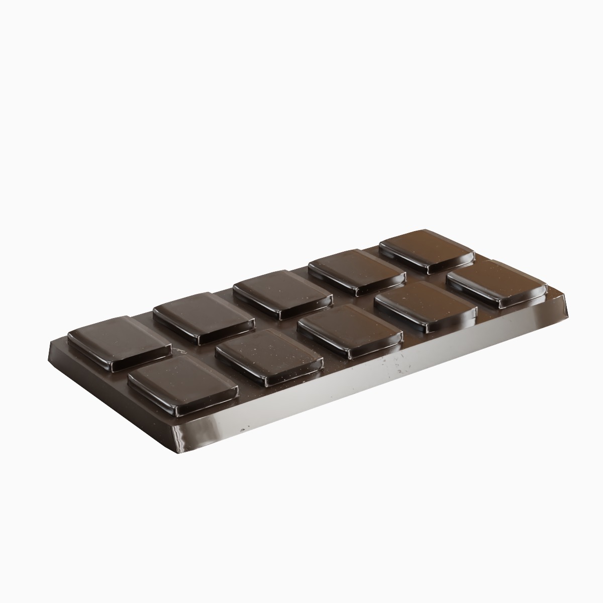 Stylized Chocolate 01 Low-poly 3D model_2