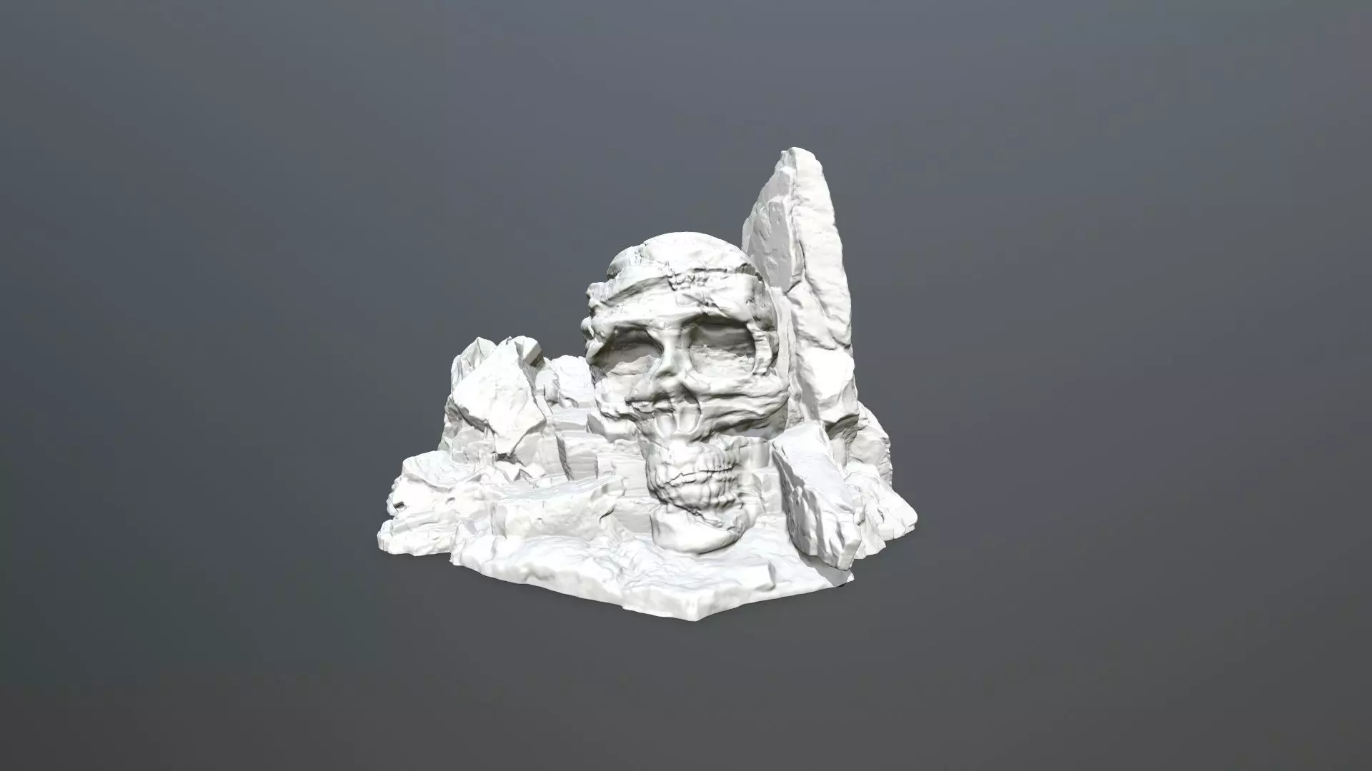 Skull Rock 3D print model