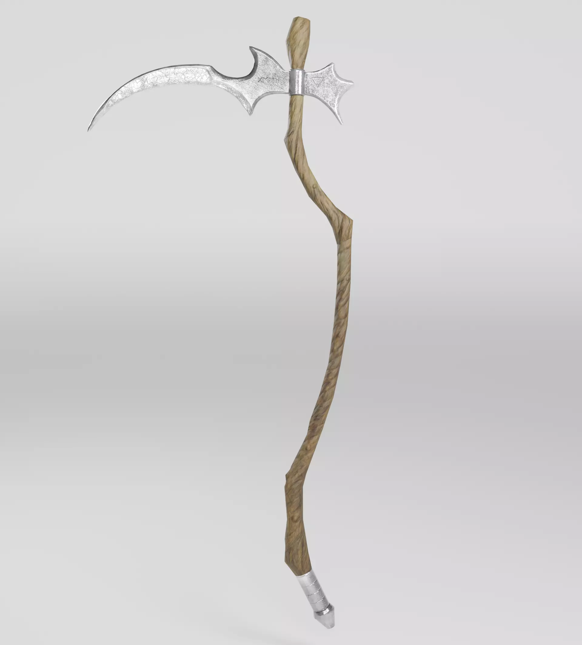 The scythe Free low-poly 3D model