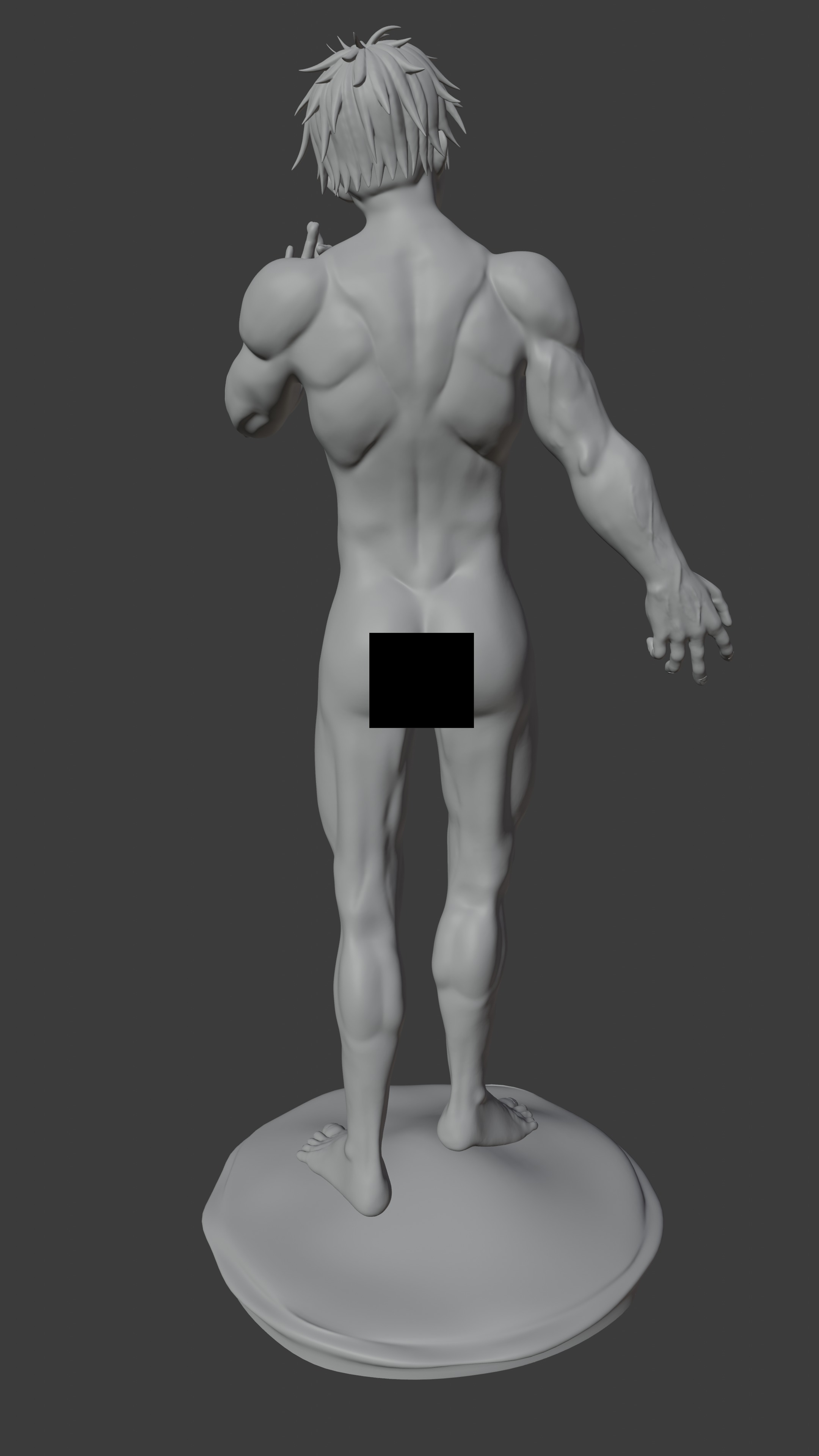Gojo Satoru NSFW pose STL - Commussions are open 3D print model_5
