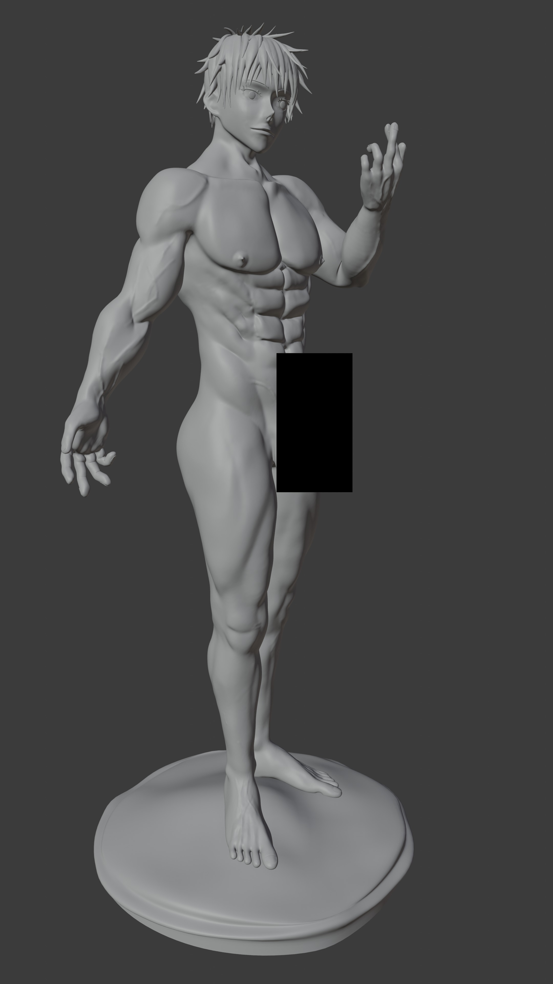 Gojo Satoru NSFW pose STL - Commussions are open 3D print model_4