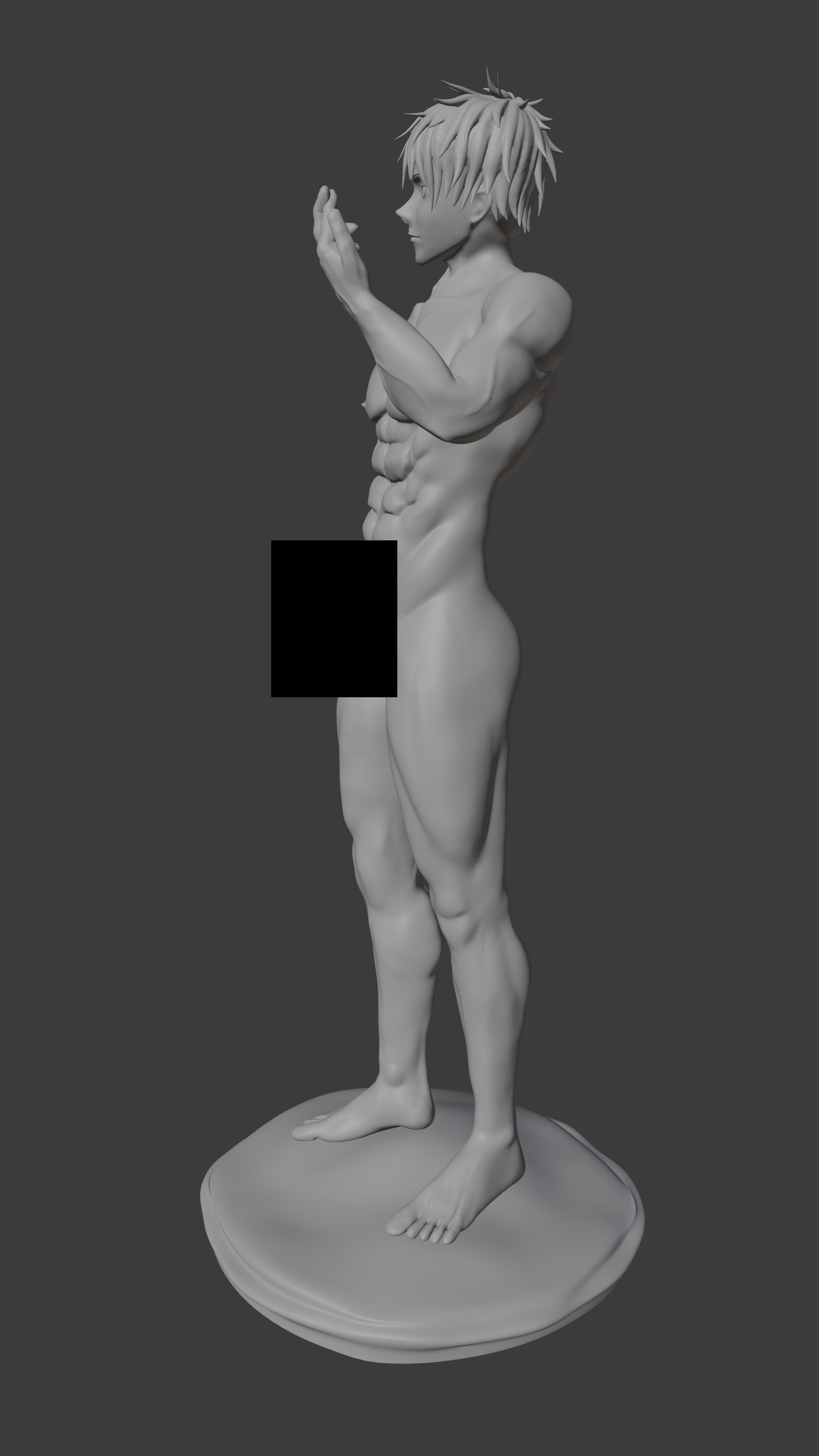 Gojo Satoru NSFW pose STL - Commussions are open 3D print model_6