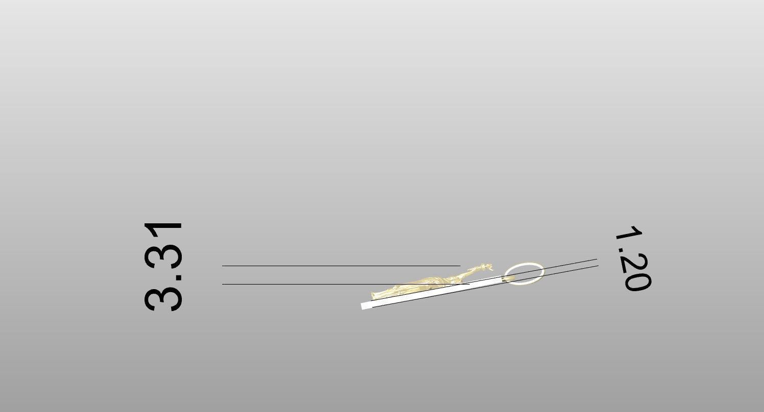 statue of liberty pendant 3D print model_5